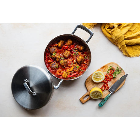 Samuel Groves Urban St/St Tri-Ply Chefs Pan with Domed Lid 26cm