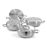 Samuel Groves Urban Stainless Steel Tri-Ply Chefs Pan with Lid 30cm