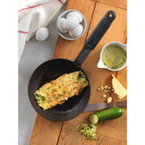 Samuel Groves Professional Seasoned Carbon Steel Omelette Pan 26cm