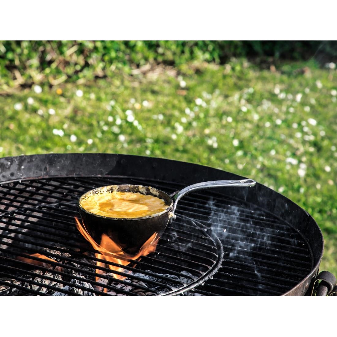 Samuel Groves Professional Seasoned Carbon Steel Melting/Sauce Pot 12cm