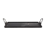 Samuel Groves Cast Iron Double Burner Griddle Pan 45x25cm