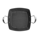Samuel Groves Cast Iron Double Handle Square Grill Pan 26cm