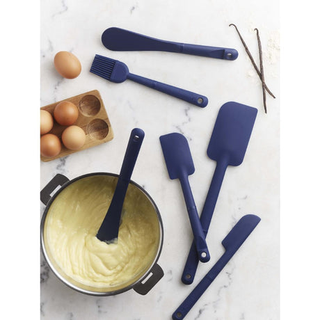 Deglon Stop Glisse Rigid Blue Heat Resistant Spatula 350mm