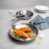 Tramontina Stainless Steel Triple Base Frying Pan 26cm