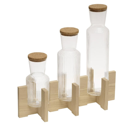 APS VALO Pedestal for 3 Glass Carafes