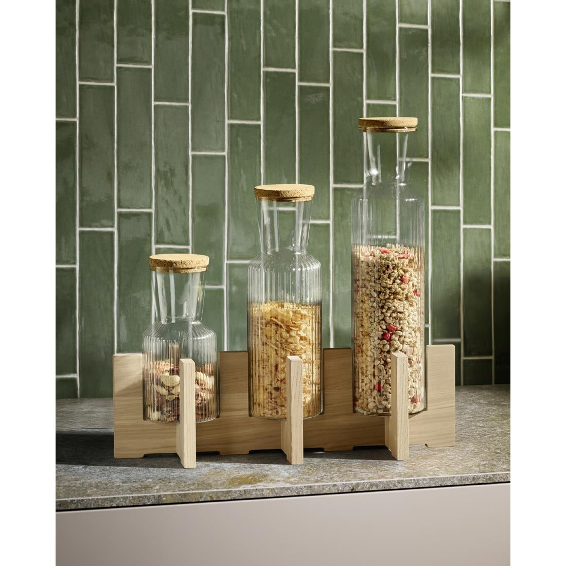 APS VALO Pedestal for 3 Glass Carafes