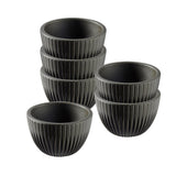 APS Lineo Dip Bowls Brown 30ml (6 Pack)