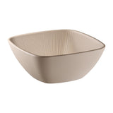 APS Nero Square Bowl Sand 195x195mm