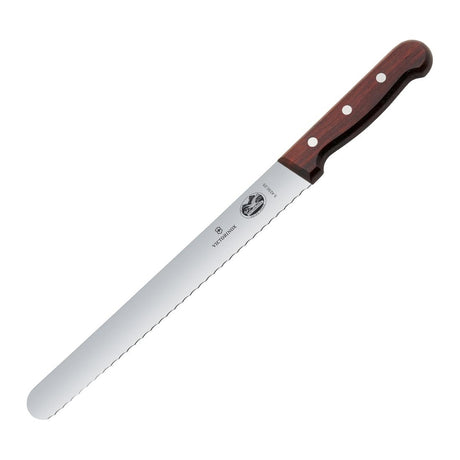 Victorinox Wavy Slicing Knife Wooden 25cm
