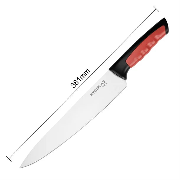 Hygiplas Pro Chef Knife Red 25cm