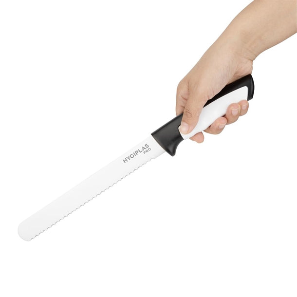 Hygiplas Pro Bread Knife White 20cm