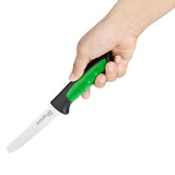 Hygiplas Pro Serrated Tomato Knife Green 10cm