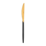 Amefa Soprano Table Knives Black & Gold (12 Pack)