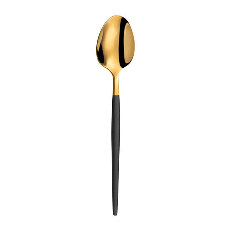 Amefa Soprano Dessert Spoons Black & Gold (12 Pack)