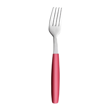 Amefa PIXEL Dessert Forks Red (12 Pack)
