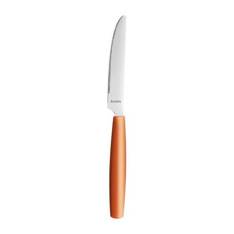 Amefa PIXEL Table Knives Orange (12 Pack)