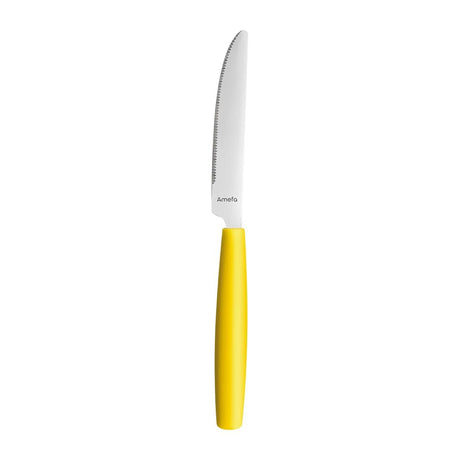 Amefa PIXEL Table Knives Yellow (12 Pack)