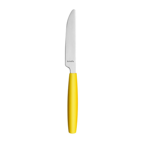 Amefa PIXEL Dessert Knives Yellow (12 Pack)