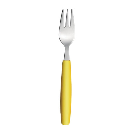 Amefa PIXEL Cake Forks Yellow (12 Pack)