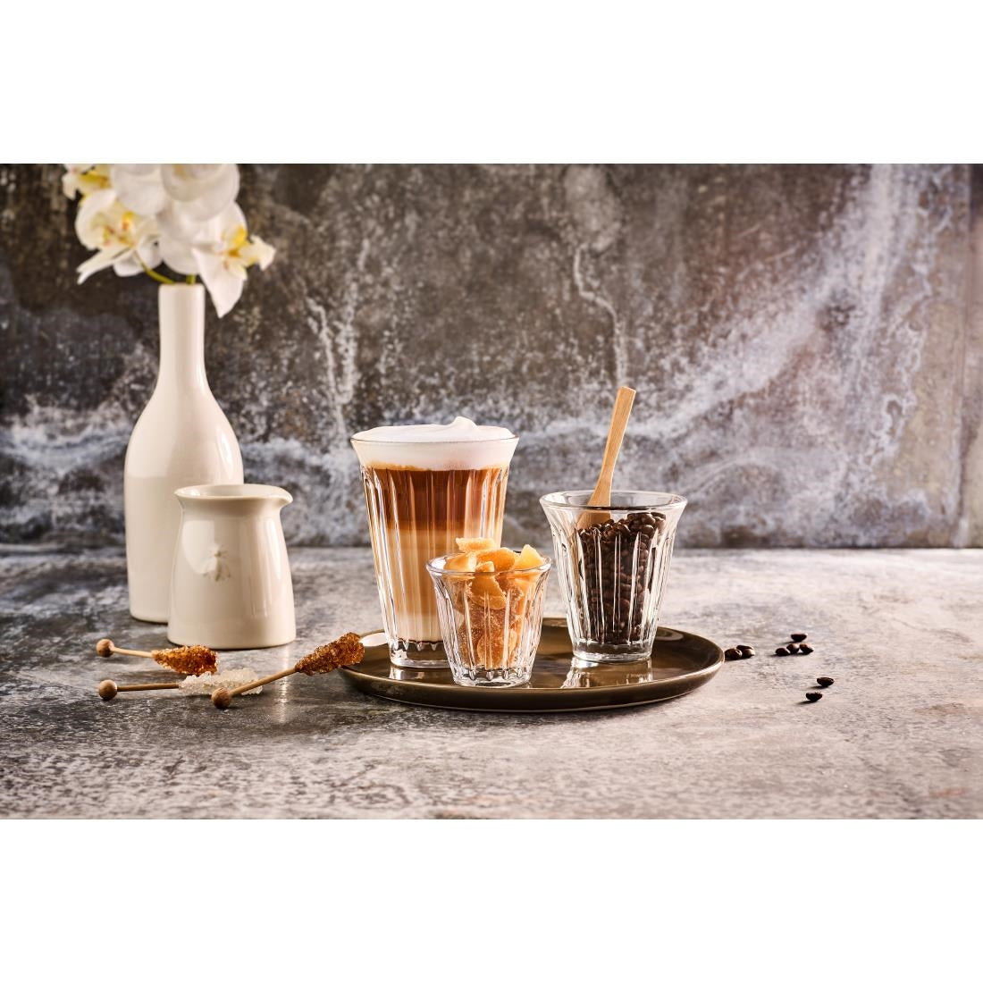 La Rochere Zinc Long Drink Glasses 360ml/12.75oz (6 Pack)