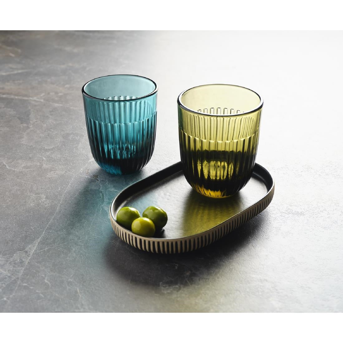 La Rochere Ouessant Rocks Olive Glasses 290ml/10.25oz (6 Pack)