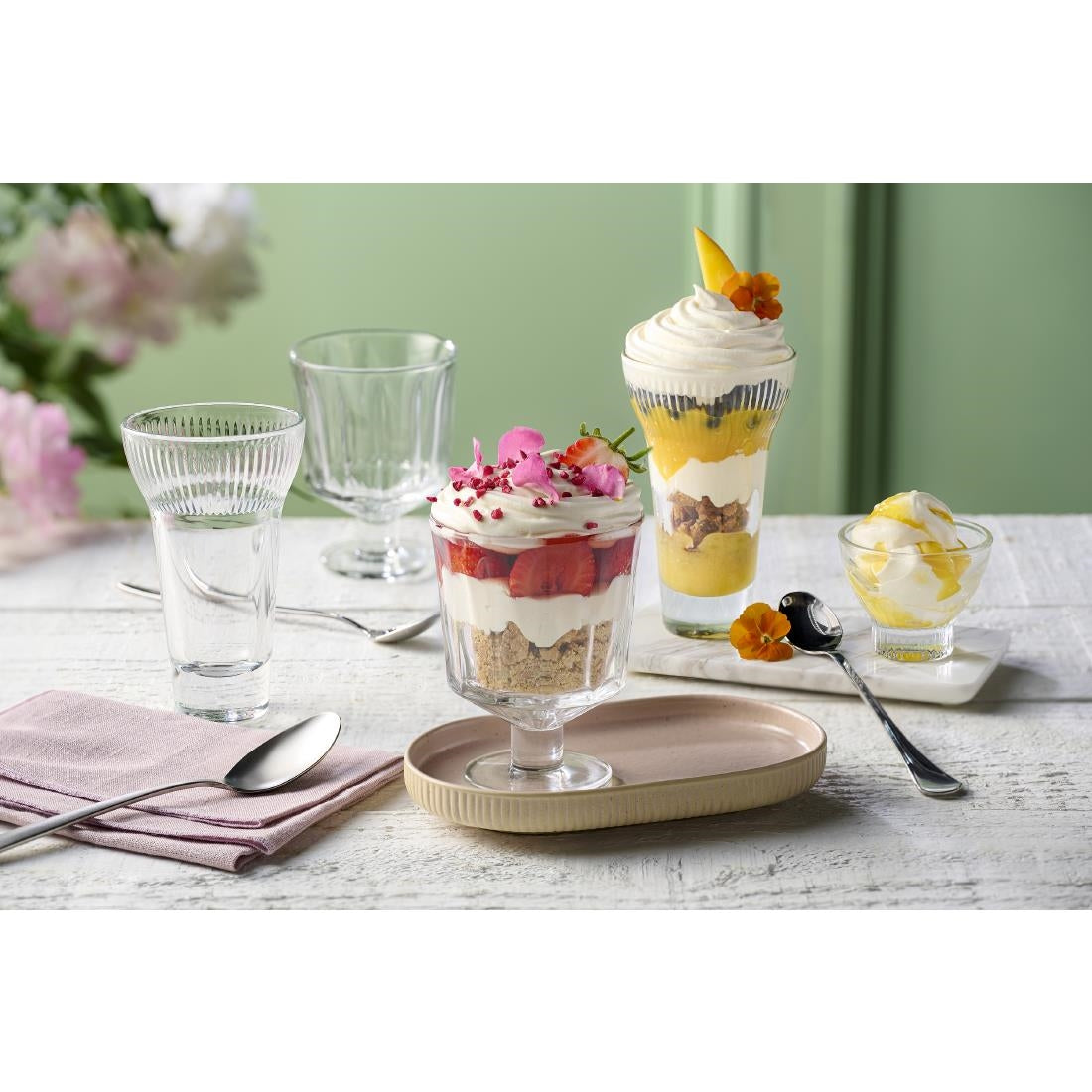 La Rochere Calanque Dessert Dish/Sundae Glasses 220ml/7.75oz (6 Pack)