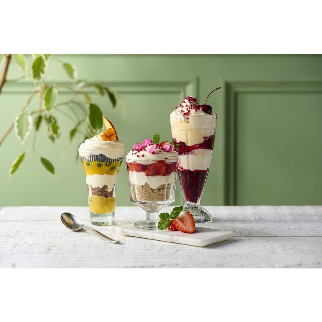 Onis Stature Sundae Glass 350ml/12.25oz (6 Pack)