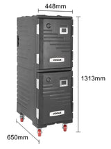 Vogue Double Stack Front Loading Heavy Duty Insulated GN Box