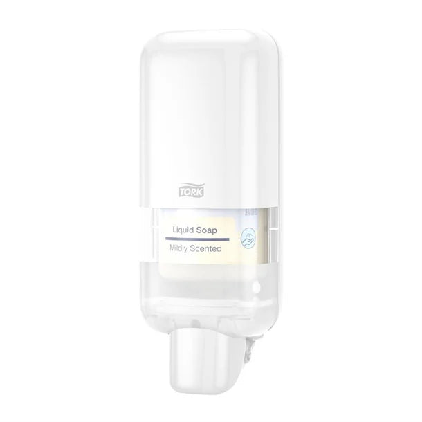 Tork S4 Soap and Sanitiser Dispenser White