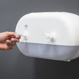 Tork SmartOne Mini Twin Toilet Roll Dispenser