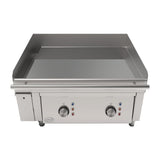 Mirror Heavy Duty Smooth Chrome Plate Electric Griddle M650E