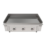 Mirror Heavy Duty Smooth Chrome Plate Electric Griddle M1000E