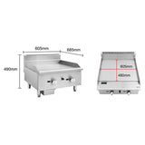 Buffalo Gas Griddle 600mm