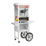 Haxro HX8837 Popcorn Machine and Cart White