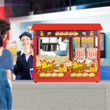 Haxro HX8872 Popcorn Machine with 2 Shelves