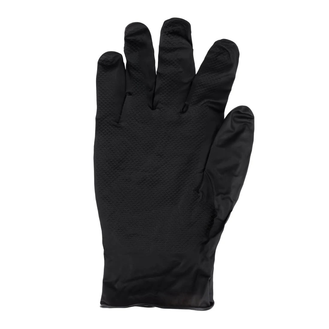 Grippaz HD Nitrile Powder-Free Disposable Gloves Black 9/L (50 Pack)