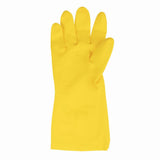 Ansell AlphaTec 87-190 Econohands Rubber Gloves Yellow XL (12 Pack)