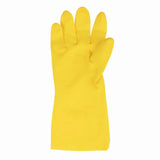 Ansell AlphaTec 87-190 Econohands Rubber Gloves Yellow M (12 Pack)