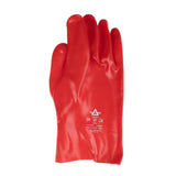 KeepSAFE PVC Coated Gauntlets Red 27cm Size 9 (12 Pack)