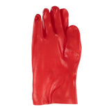 KeepSAFE PVC Coated Gauntlets Red 27cm Size 10 (12 Pack)