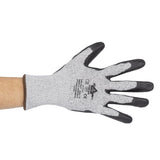 KeepSAFE PU Palm Coated Gloves Grey/Black Size 8 (12 Pack)