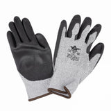 KeepSAFE PU Palm Coated Gloves Grey/Black Size 9 (12 Pack)
