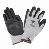 KeepSAFE PU Palm Coated Gloves Grey/Black Size 7 (12 Pack)