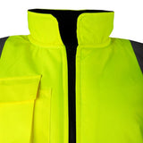 KeepSAFE Hi Vis Bodywarmer Reversible Yellow 3XL