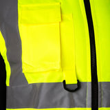 KeepSAFE Hi Vis Bodywarmer Reversible Yellow M