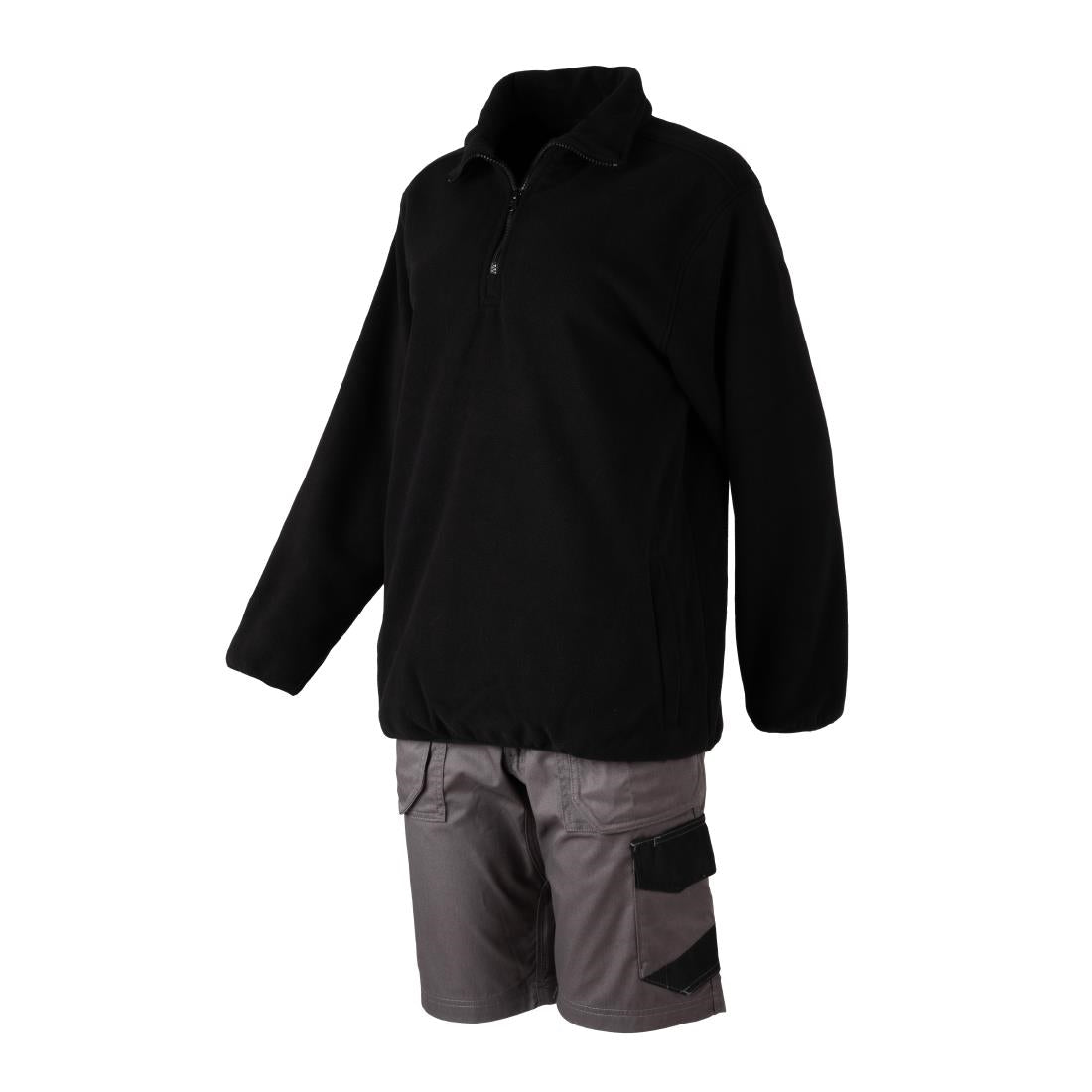 Endurance 1/4 Zip Micro Fleece Black XL
