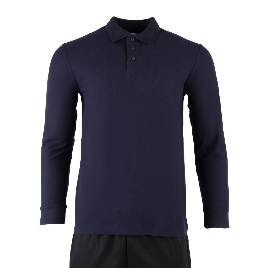 Endurance Long Sleeve Polo Shirt Navy XL