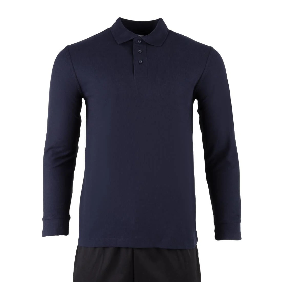 Endurance Long Sleeve Polo Shirt Navy 2XL