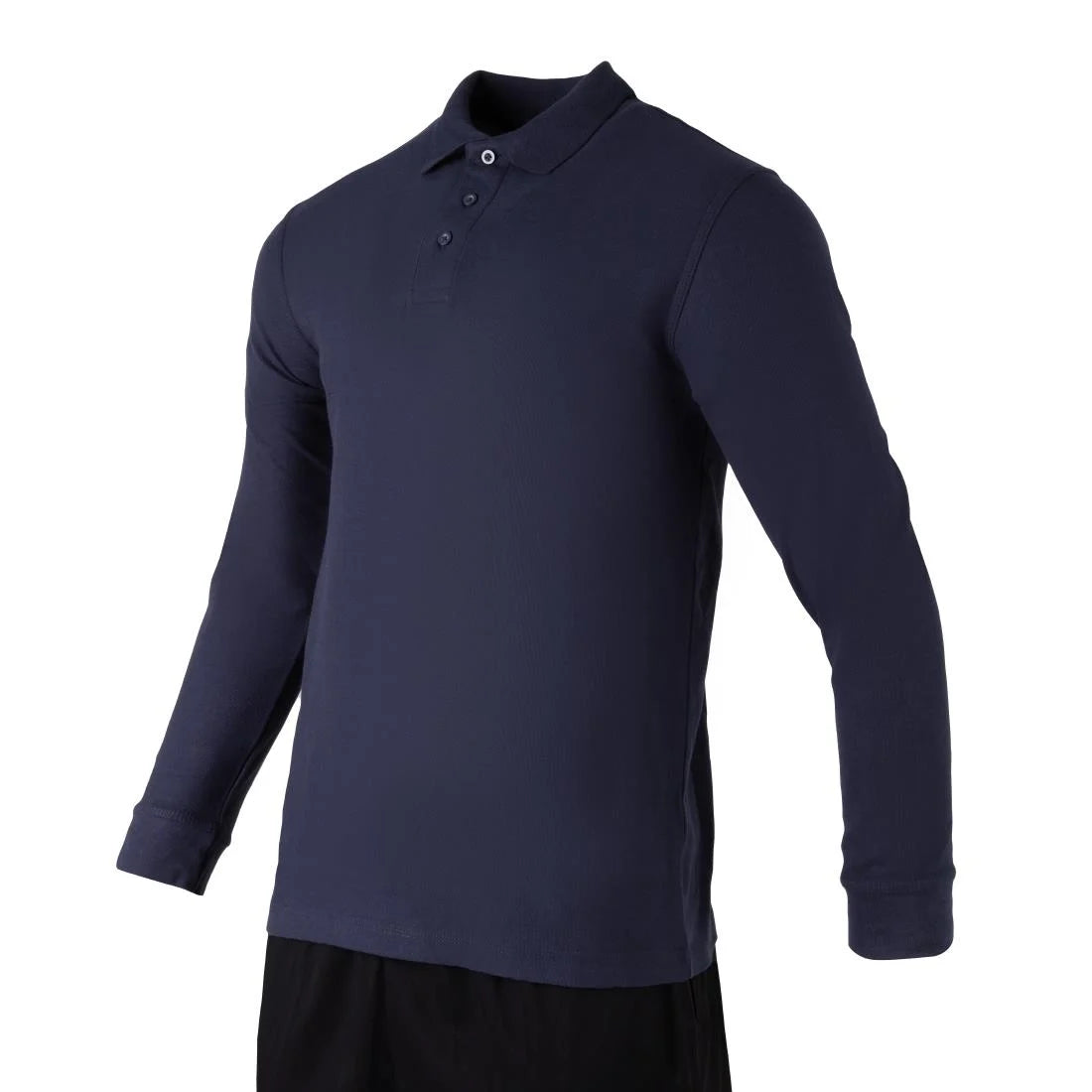 Endurance Long Sleeve Polo Shirt Navy 2XL