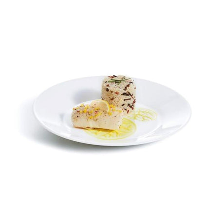 Arcoroc Opal Restaurant Wide Rim Plates 235mm (6 Pack)